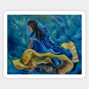 Gypsy Dancer blue Sticker